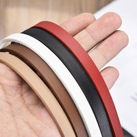 Basic Solid Color Pu Leather Women's Leather Belts 1 Piece main image 5
