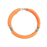 1 Piece Simple Style Round Soft Clay Beaded Handmade Women's Wristband sku image 1