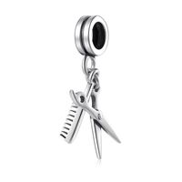1 Piece Simple Style Scissors Sterling Silver Plating Pendants Jewelry Accessories sku image 1