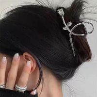 Sweet Solid Color Arylic Alloy Plating Hair Claws 1 Piece sku image 7