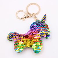 Cute Star Dolphin Sequin Plating Keychain sku image 14