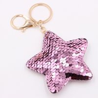 Cute Star Dolphin Sequin Plating Keychain sku image 3