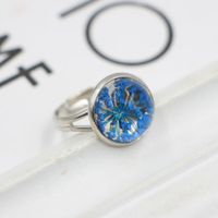 1 Piece Simple Style Star Alloy Plating Artificial Gemstones Women's Open Ring sku image 20