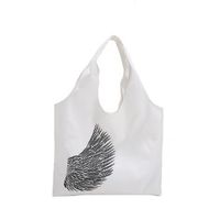 Women's Fashion Portrait Butterfly Canvas Shopping Bags sku image 4