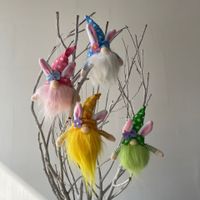 Easter Rabbit Doll Pp Pvc Party Hanging Ornaments 1 Piece main image 1