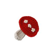 Sweet Fruit Combed Cotton Knitting Hair Clip 1 Piece main image 3