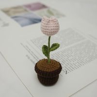 Cartoon-stil Blume Baumwollfaden Nachgemachte Pflanzen 1 Stück sku image 2