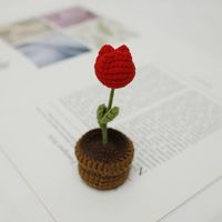 Cartoon-stil Blume Baumwollfaden Nachgemachte Pflanzen 1 Stück sku image 3