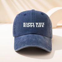 Unisex Fashion Letter Printing Curved Eaves Baseball Cap sku image 1