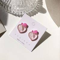 1 Pair Cute Fruit Metal Women's Ear Studs sku image 15