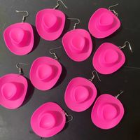1 Pair Fashion Hat Plastic Resin Women's Drop Earrings main image 5