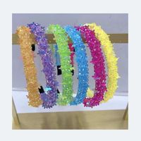 Sweet Solid Color Artificial Crystal Hair Band 1 Piece main image 1