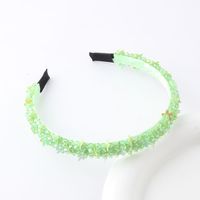 Sweet Solid Color Artificial Crystal Hair Band 1 Piece main image 3
