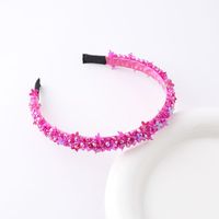 Sweet Solid Color Artificial Crystal Hair Band 1 Piece main image 2