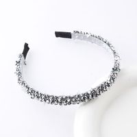 Sweet Solid Color Artificial Crystal Hair Band 1 Piece sku image 7