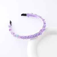 Sweet Solid Color Artificial Crystal Hair Band 1 Piece sku image 9
