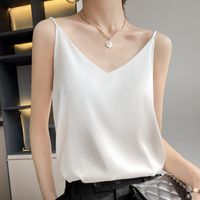 Women's Racerback Tank Tops Tank Tops Backless Casual Solid Color main image 1