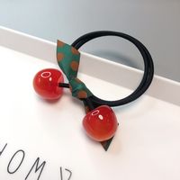 Cute Cherry Resin Hair Tie sku image 2