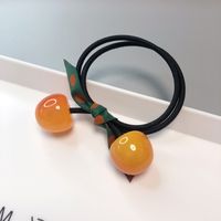 Cute Cherry Resin Hair Tie sku image 3