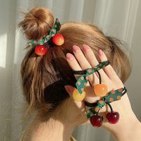 Cute Cherry Resin Hair Tie main image 2