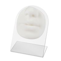 1 Set Fashion Human Face Silica Gel Puncture Perforation Model sku image 2