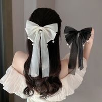 Fashion Bow Knot Cloth Ribbon Hair Clip 1 Piece main image 2