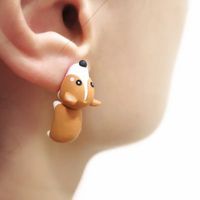 1 Pair Cute Dinosaur Metal Women's Ear Studs main image 2