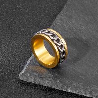 1 Piece Fashion Geometric Stainless Steel Polishing Plating Rings main image 4