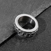 1 Piece Fashion Geometric Stainless Steel Polishing Plating Rings main image 2