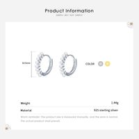 1 Pair Ins Style Round Sterling Silver Plating Inlay Artificial Pearls 14k Gold Plated Rhodium Plated Hoop Earrings main image 5