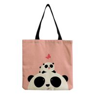 Women's Casual Animal Letter Shopping Bags sku image 1