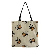 Women's Casual Animal Letter Shopping Bags sku image 17