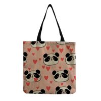 Women's Casual Animal Letter Shopping Bags sku image 6