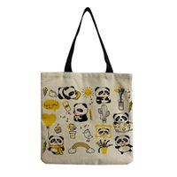 Women's Casual Animal Letter Shopping Bags sku image 9