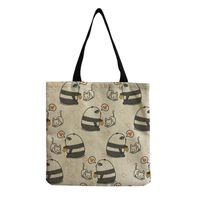 Women's Casual Animal Letter Shopping Bags sku image 16