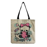 Women's Casual Animal Letter Shopping Bags sku image 20