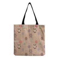 Women's Casual Animal Letter Shopping Bags sku image 18