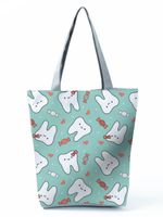 Women's Basic Letter Polyester Shopping Bags main image 6