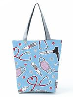 Women's Basic Letter Polyester Shopping Bags sku image 15