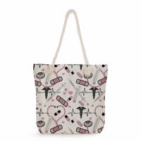 Women's Classic Style Nurse Canvas Shopping Bags sku image 9