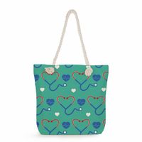 Women's Classic Style Nurse Canvas Shopping Bags sku image 25