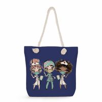 Women's Classic Style Nurse Canvas Shopping Bags sku image 36