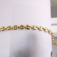 Wholesale Simple Style Solid Color Titanium Steel 18k Gold Plated Bracelets main image 3