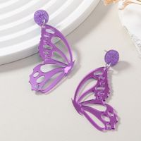 Vacation Butterfly Arylic Hollow Out Women's Drop Earrings main image 4