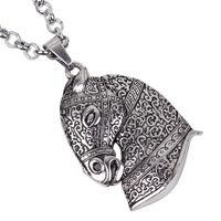 Cool Style Horse Alloy Plating Men's Pendant Necklace sku image 2