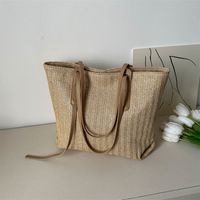 Women's All Seasons Straw Basic Shoulder Bag main image 2