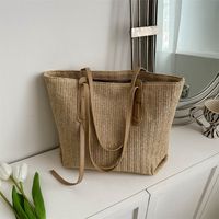 Women's All Seasons Straw Basic Shoulder Bag main image 7