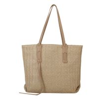 Women's All Seasons Straw Basic Shoulder Bag sku image 1