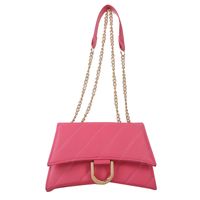 Women's All Seasons Pu Leather Basic Shoulder Bag sku image 3