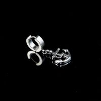 1 Piece Punk Anchor Plating Stainless Steel Earrings main image 1